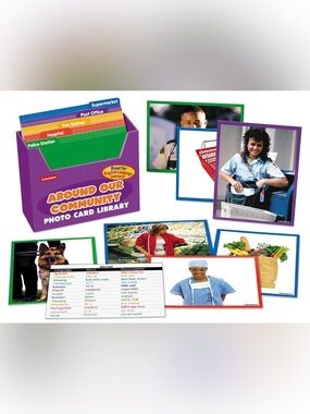 Lakeshore "Around Our Community" Photo Card Library
